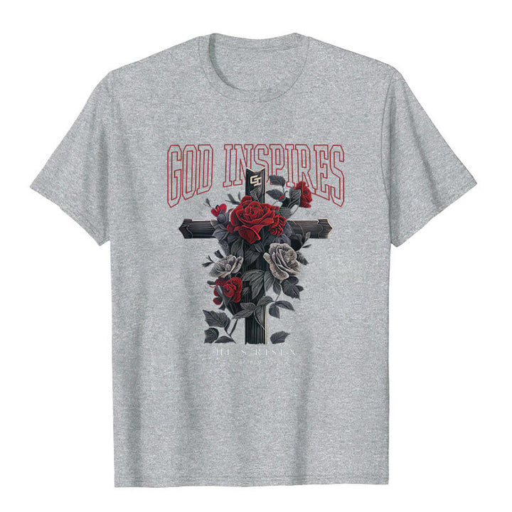 Christianartworkshop "GOD INSPIRES" T-shirt
