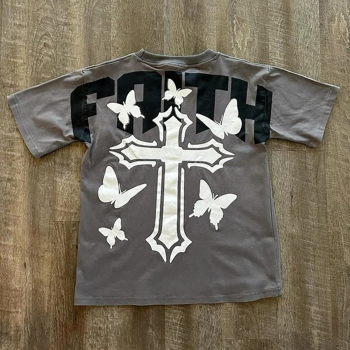 Christianartworkshop "FAITH" Short Sleeve T-shirt