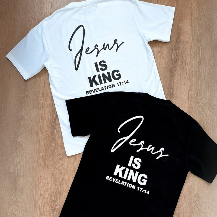 Christianartworkshop "Jesus IS KING" T-shirt