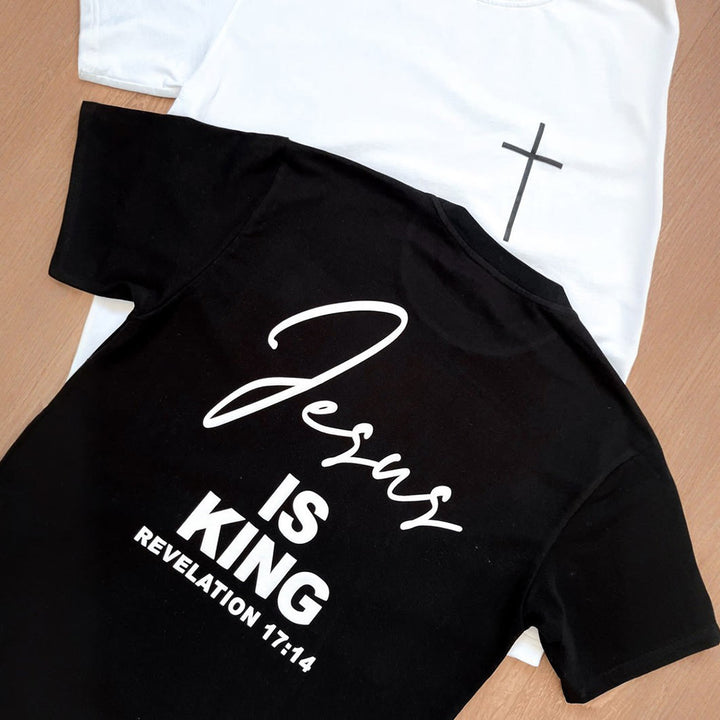 Christianartworkshop "Jesus IS KING" T-shirt