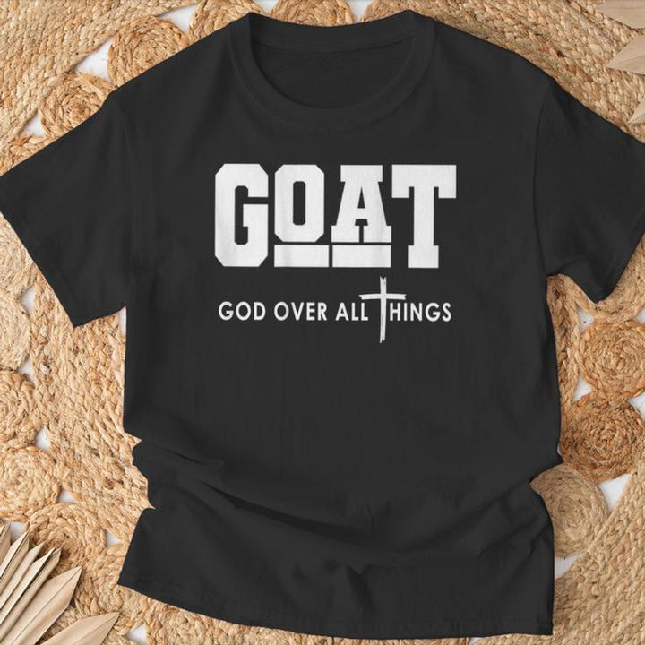 Christianartworkshop "GOD OVER ALL THINGS" T-shirt