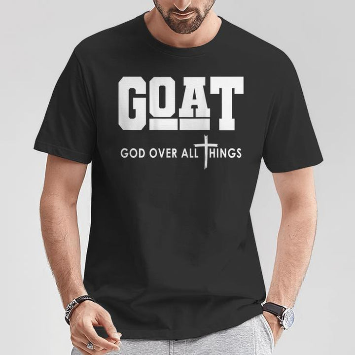 Christianartworkshop "GOD OVER ALL THINGS" T-shirt