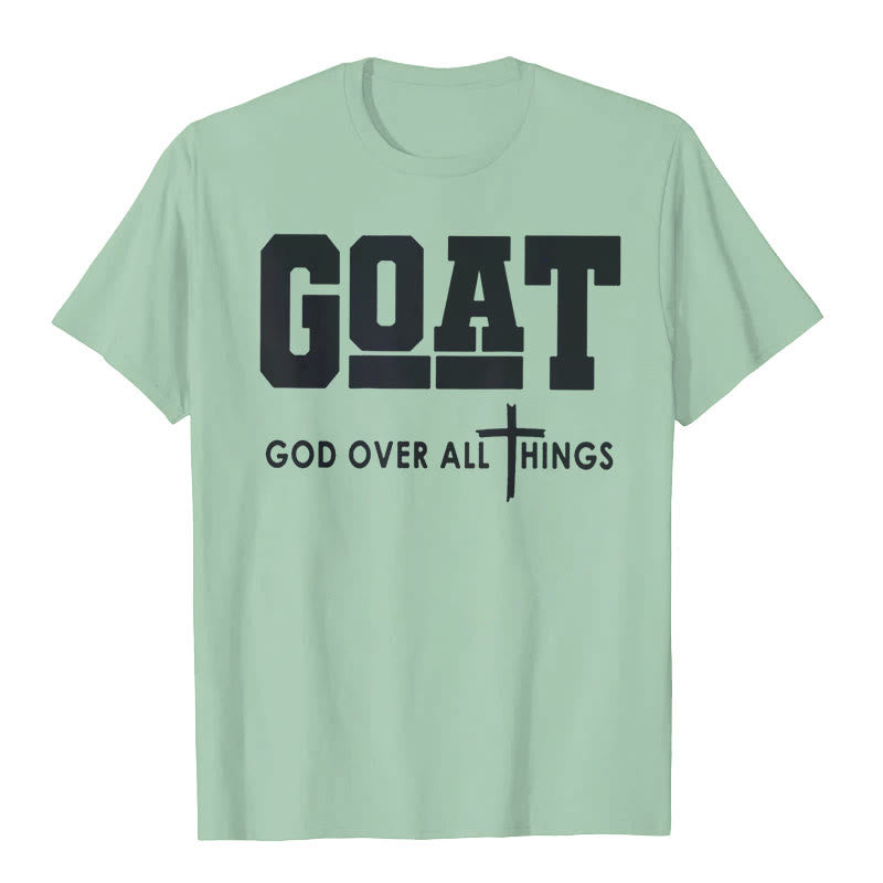 Christianartworkshop "GOD OVER ALL THINGS" T-shirt