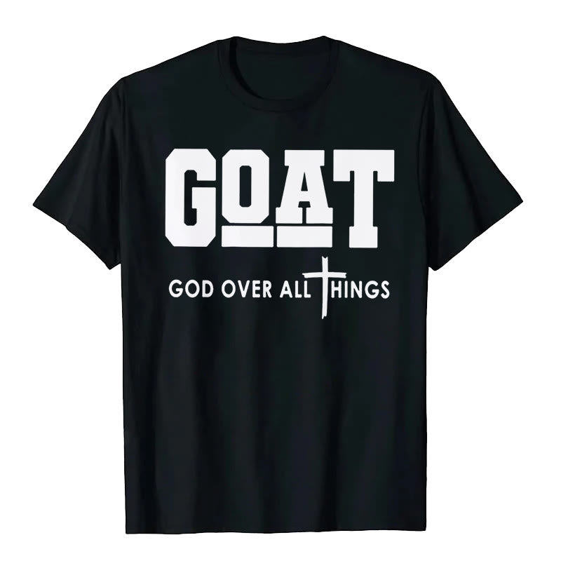 Christianartworkshop "GOD OVER ALL THINGS" T-shirt