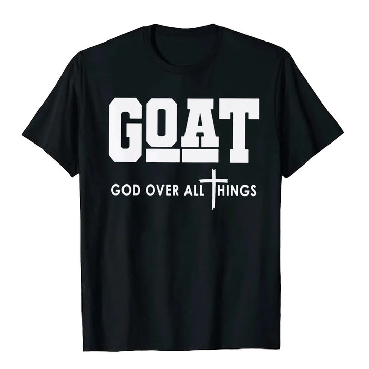 Christianartworkshop "GOD OVER ALL THINGS" T-shirt