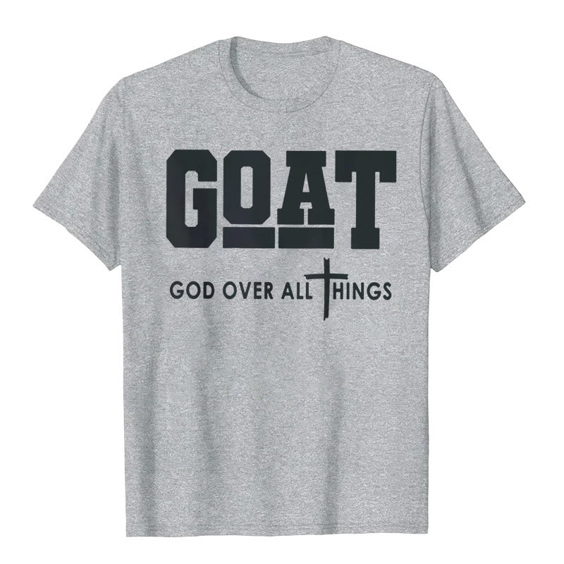 Christianartworkshop "GOD OVER ALL THINGS" T-shirt