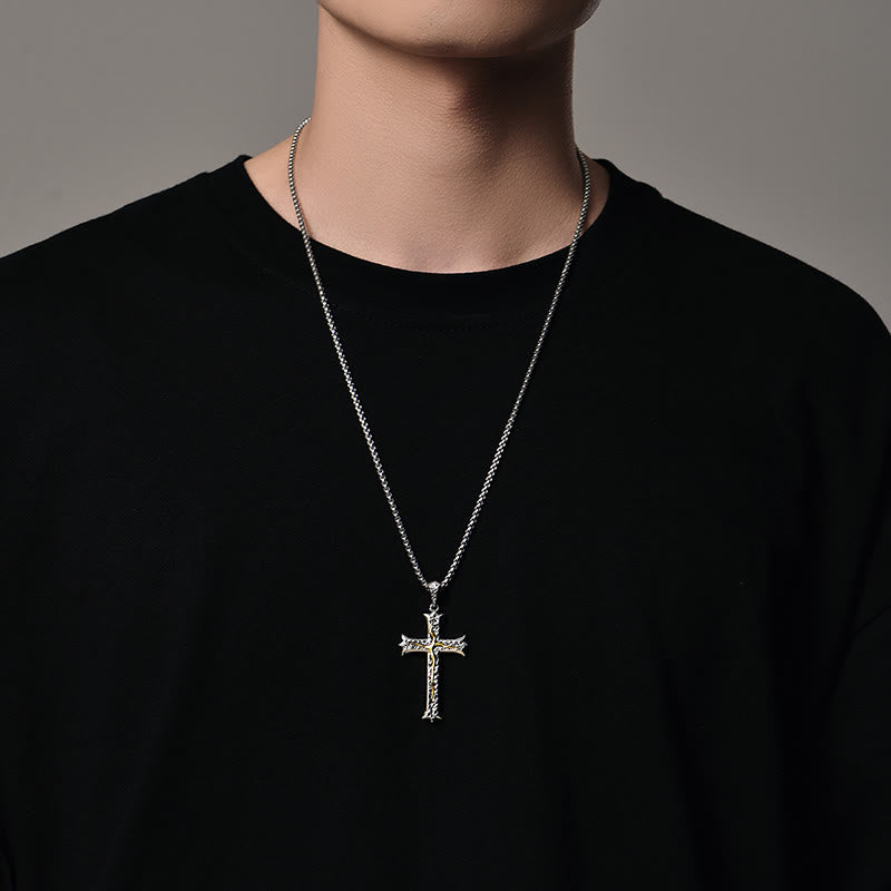 Christianartworkshop 925 Sterling Silver Classic & Vintage Crucifix Tree of Life Necklace: A Symbol of Spirituality and Vitality