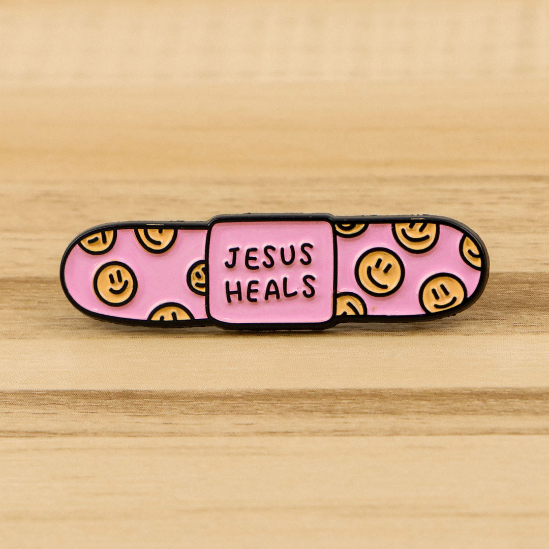 Christianartworkshop 3styles Jesus Quote Cartoon Metal Brooches: A Blend of Faith and Whimsy