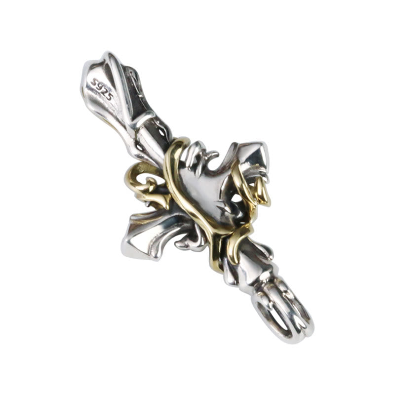 Christianartworkshop 925 Sterling Silver 2styles Vine Crucifix Necklace: Unleashing Your Dark Personality