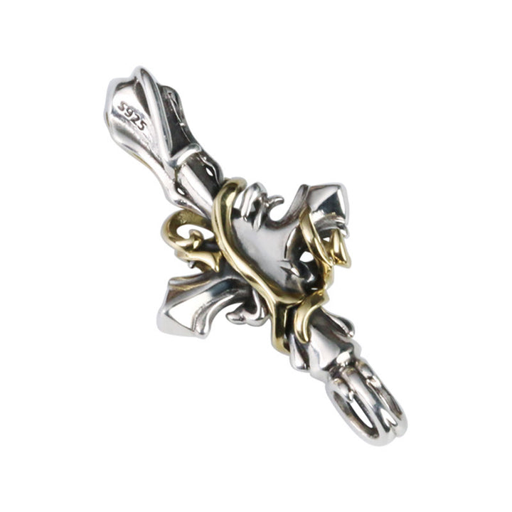 Christianartworkshop 925 Sterling Silver 2styles Vine Crucifix Necklace: Unleashing Your Dark Personality