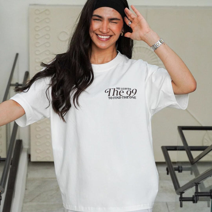 Christianartworkshop He Leaves the 99 to Find the One T-shirt