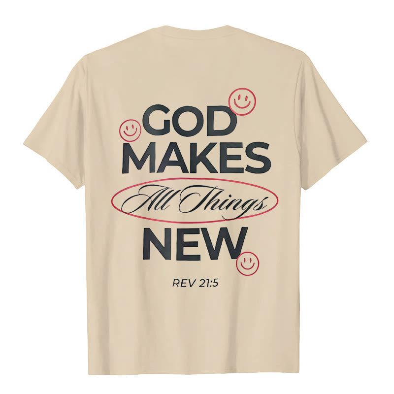Christianartworkshop God Makes All Things New T-shirt