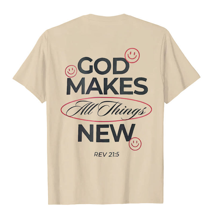 Christianartworkshop God Makes All Things New T-shirt