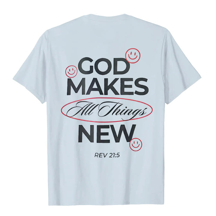 Christianartworkshop God Makes All Things New T-shirt