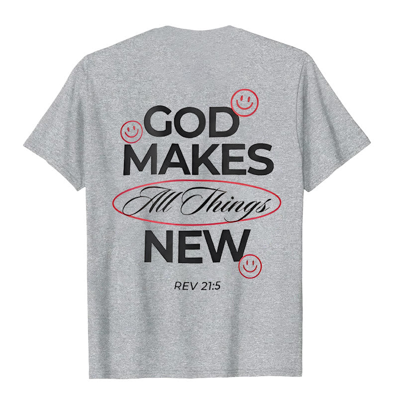 Christianartworkshop God Makes All Things New T-shirt