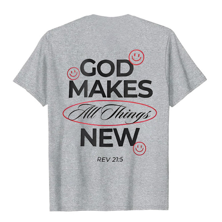 Christianartworkshop God Makes All Things New T-shirt