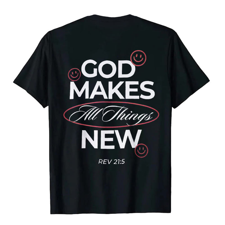 Christianartworkshop God Makes All Things New T-shirt