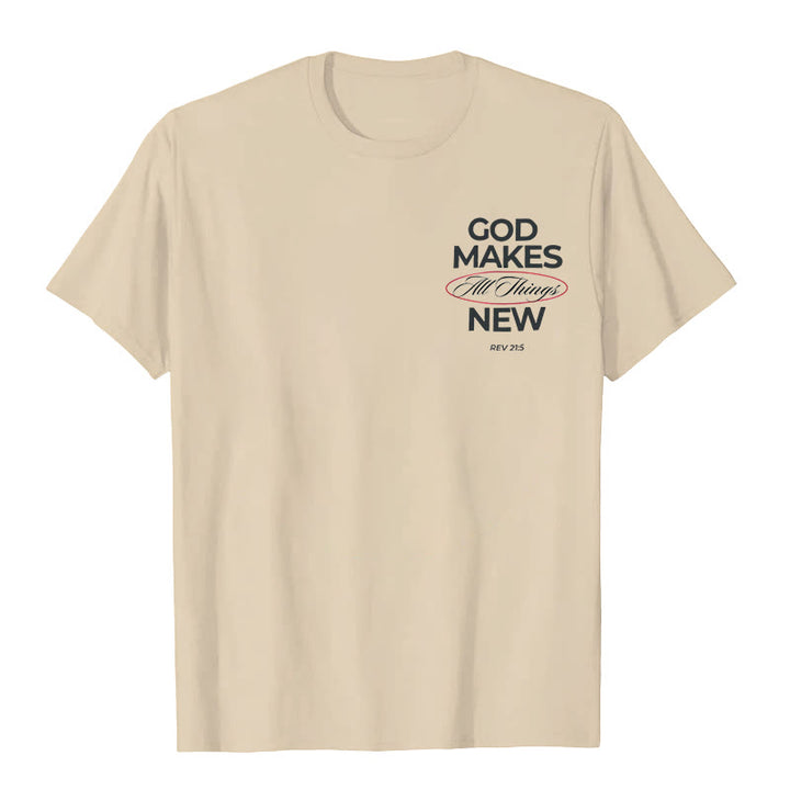 Christianartworkshop God Makes All Things New T-shirt