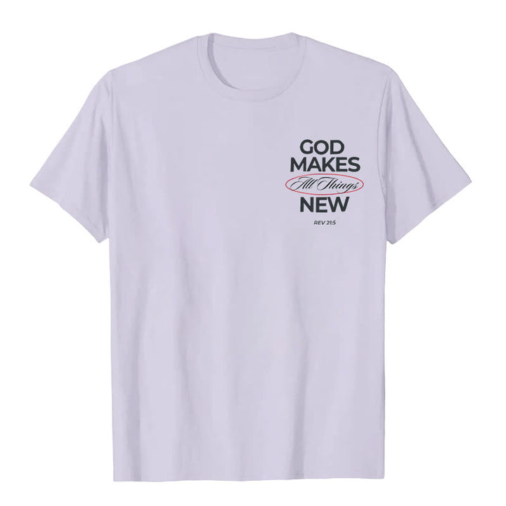 Christianartworkshop God Makes All Things New T-shirt