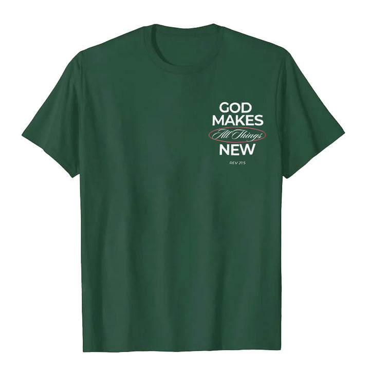 Christianartworkshop God Makes All Things New T-shirt