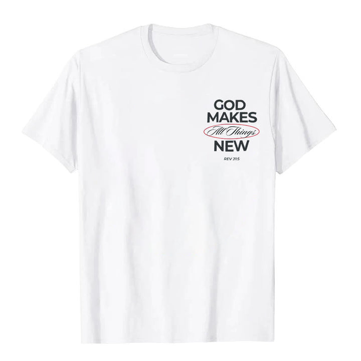 Christianartworkshop God Makes All Things New T-shirt
