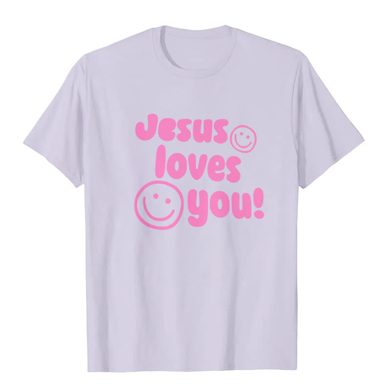 Christianartworkshop Jesus Loves You T-shirt