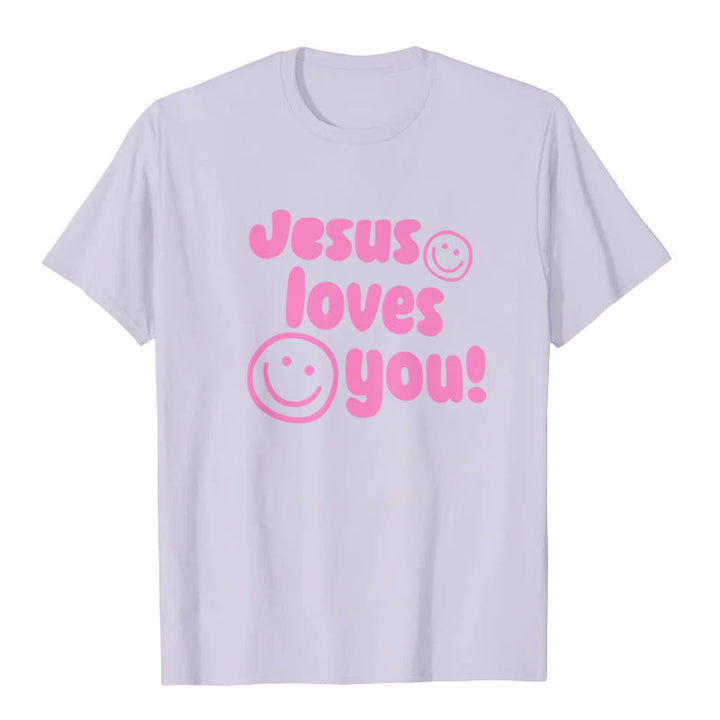 Christianartworkshop Jesus Loves You T-shirt