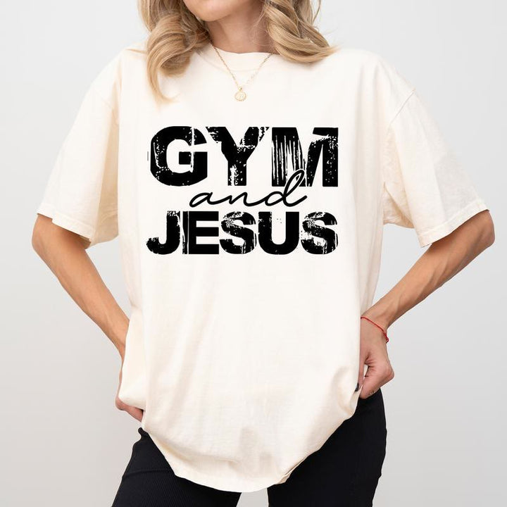 Christianartworkshop Gym and Jesus T-Shirt