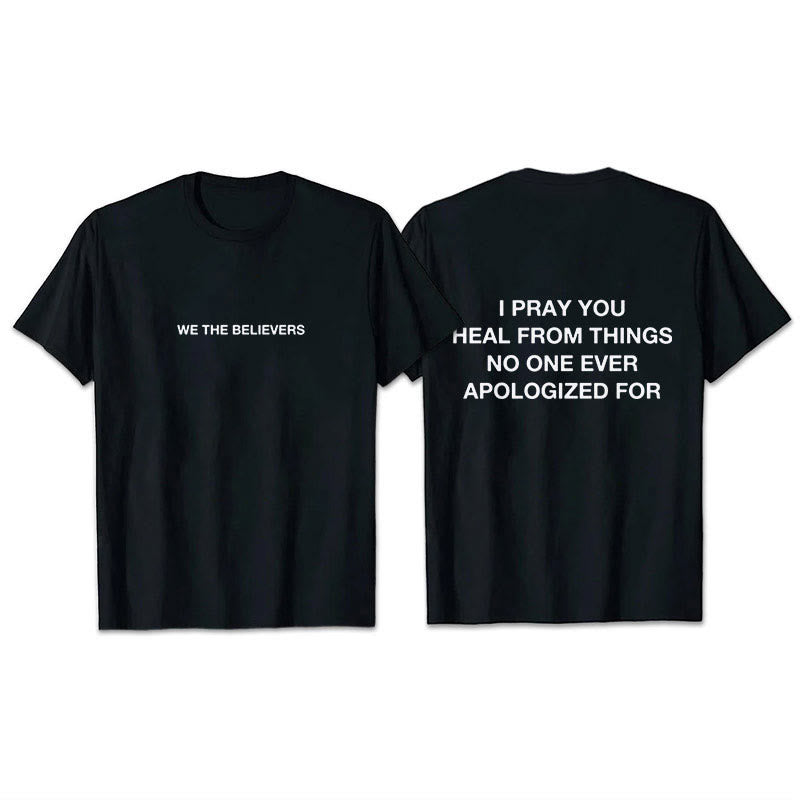 Christianartworkshop I Pray You Heal From Things No One Ever Apologized For T-Shirt - Black - 2XL - image 1