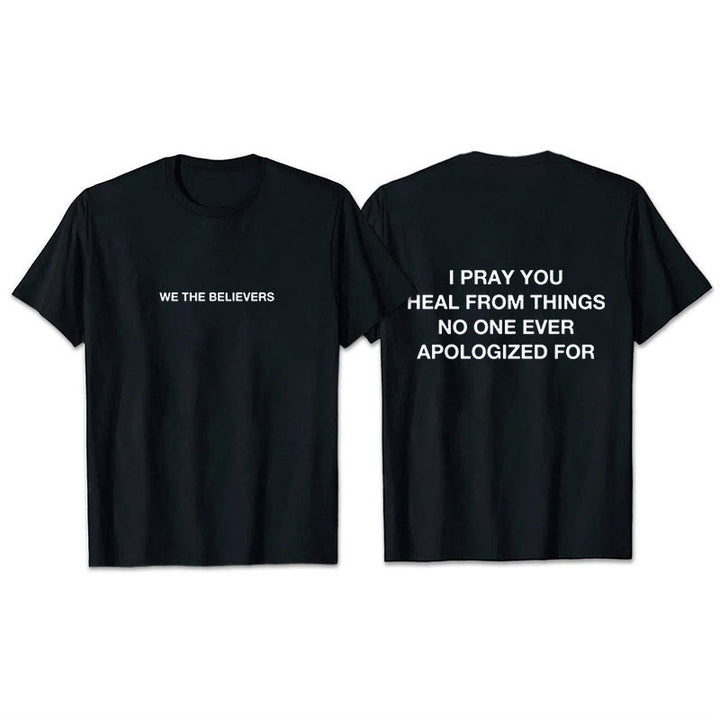 Christianartworkshop I Pray You Heal From Things No One Ever Apologized For T-Shirt - Black - 2XL - image 1