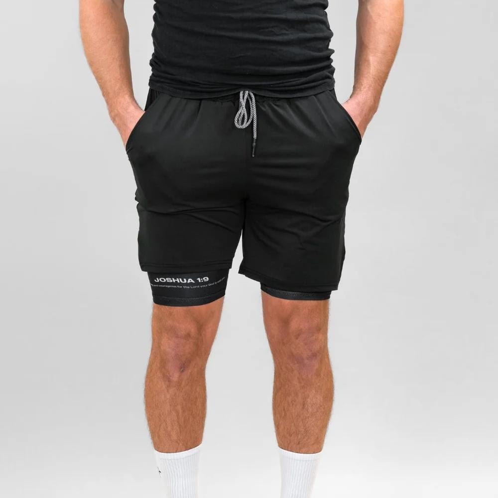 Christianartworkshop Joshua 1:9 Lion Performance Shorts - image 7