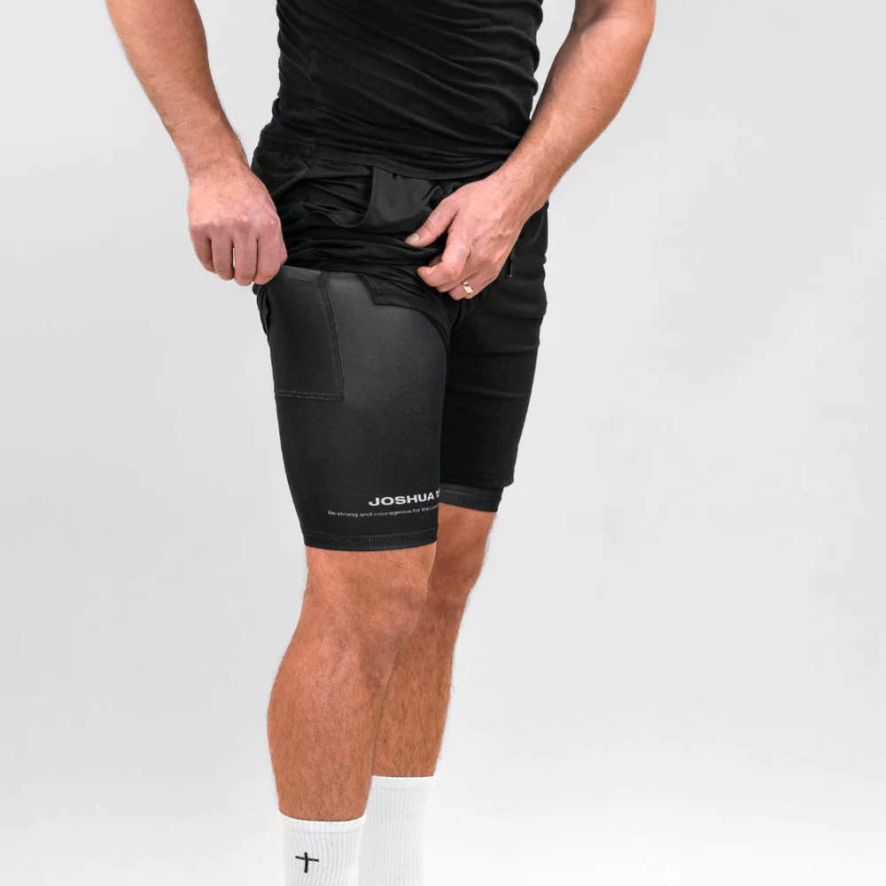 Christianartworkshop Joshua 1:9 Lion Performance Shorts - image 8