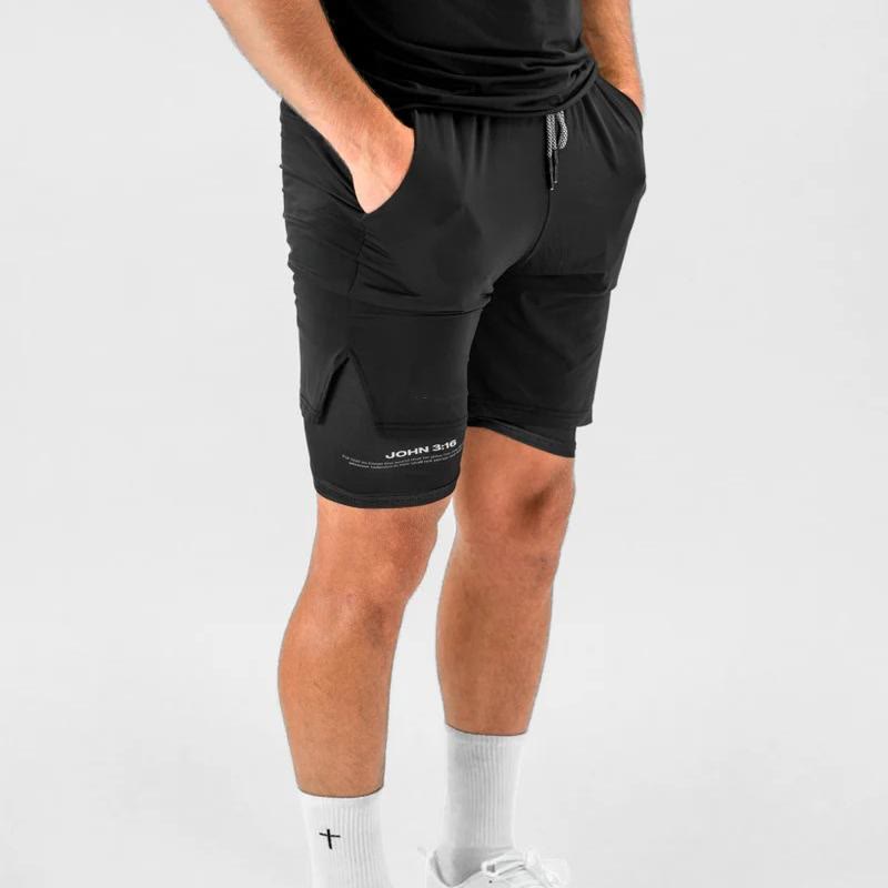 Christianartworkshop John 3:16 Cross Performance Shorts - image 7