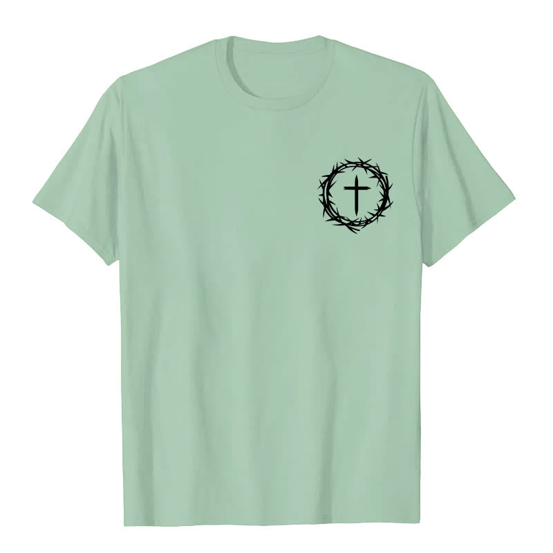 Christianartworkshop A Lot Can Happen In 3 Days Thorn Crown Cross Unisex T-shirt - image 21