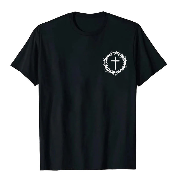 Christianartworkshop A Lot Can Happen In 3 Days Thorn Crown Cross Unisex T-shirt - image 6
