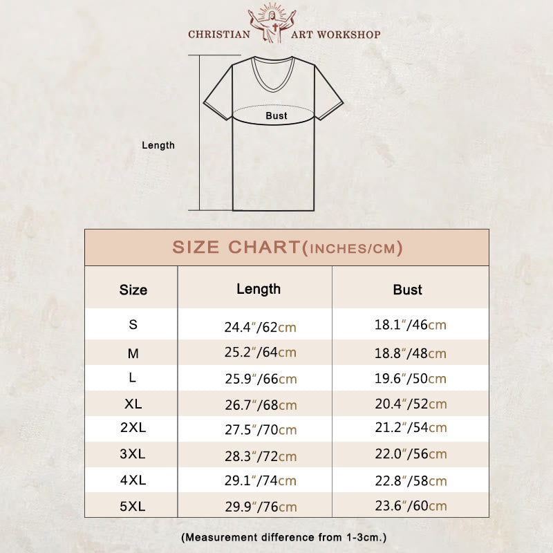 Christianartworkshop Leave The Judgin To Jesus Print V-Neck T-shirt - image 4