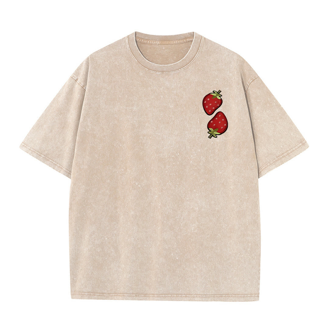 Christianartworkshop Fruit Of The Spirit Double Sided Unisex Washed T-shirt - image 5