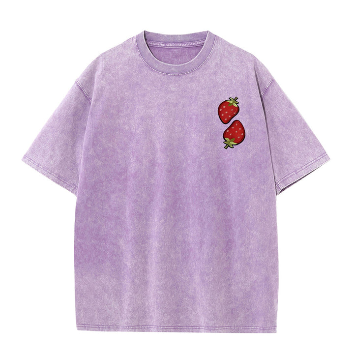 Christianartworkshop Fruit Of The Spirit Double Sided Unisex Washed T-shirt - image 13