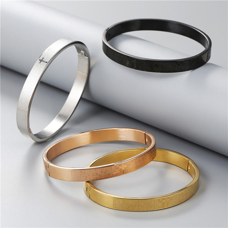 Christianartworkshop Multicolor Lord's Prayer Bracelets with Cross: Strength in Every Verse - image 2