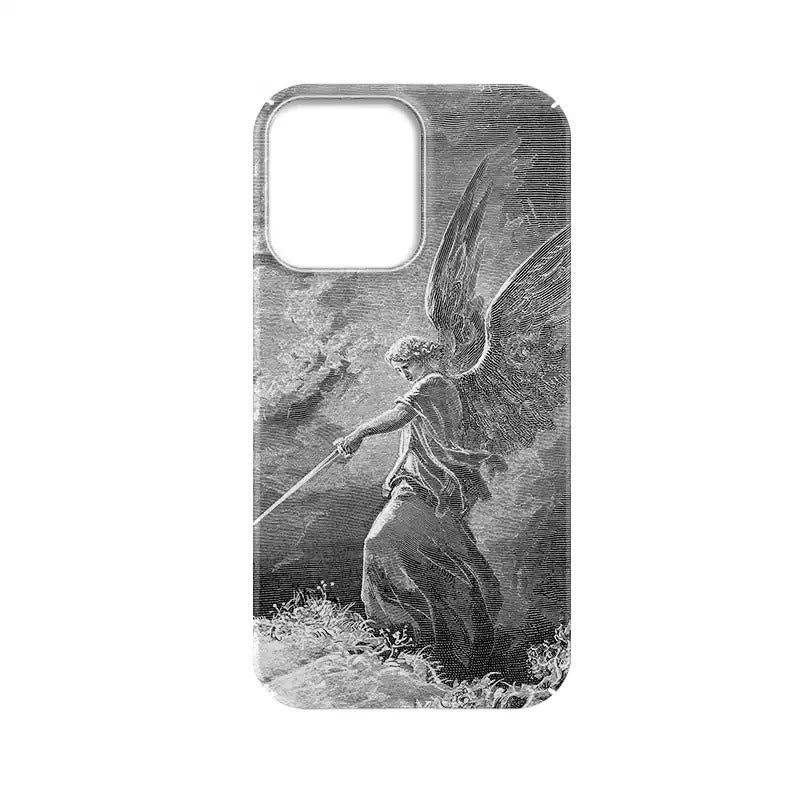 Christianartworkshop Guardian Archangel St. Michael Phone Case: Inspiring Biblical Scene, iPhone 17 / Style#1 Christianartworkshop Guardian Archangel St. Michael Phone Case: Inspiring Biblical Scene, iPhone 17 / Style#1