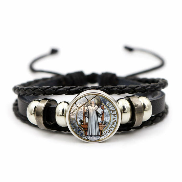 Multicolor Adjustable St. Benedict Bracelet: A Symbol Against Negativity and Fear - image 2