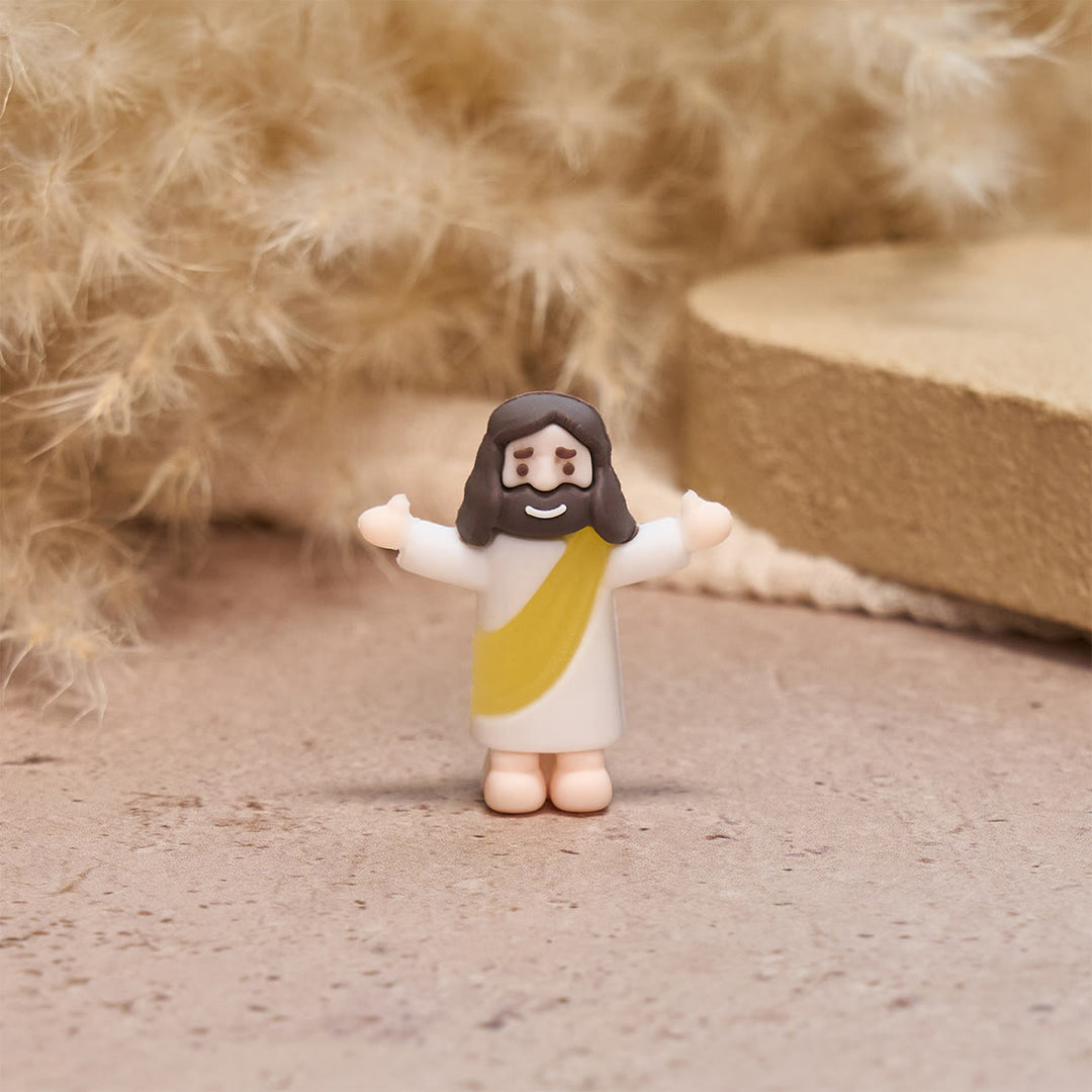 Christianartworkshop 5/10/20/30pcs Open Arms Little Jesus Figurine: 5 Colors in 1 Set - image 2