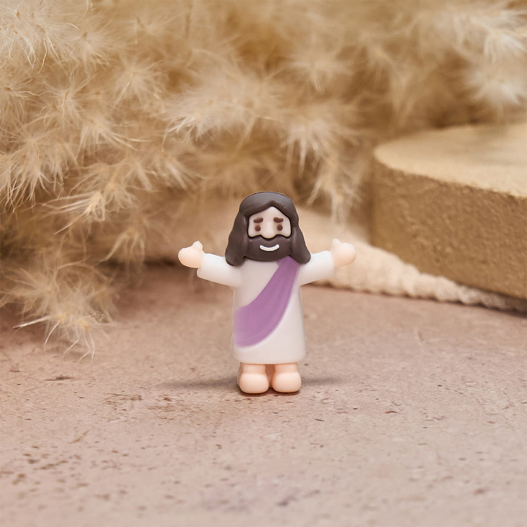 Christianartworkshop 5/10/20/30pcs Open Arms Little Jesus Figurine: 5 Colors in 1 Set - image 4