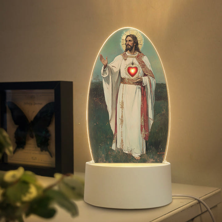 Christianartworkshop Diverse Jesus Imagery Nightlight: Faith Expression & Unique Gift - G - image 6