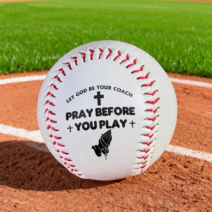 Christianartworkshop Believer’s Sport Baseball: Pray Before You Play & God as Coach Symbolism - image 3