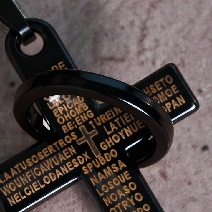 FREE Today: Lord's Prayer with Interlocking Ring Cross Pendant Necklace: Bold Style Sacred Meaning - image 10