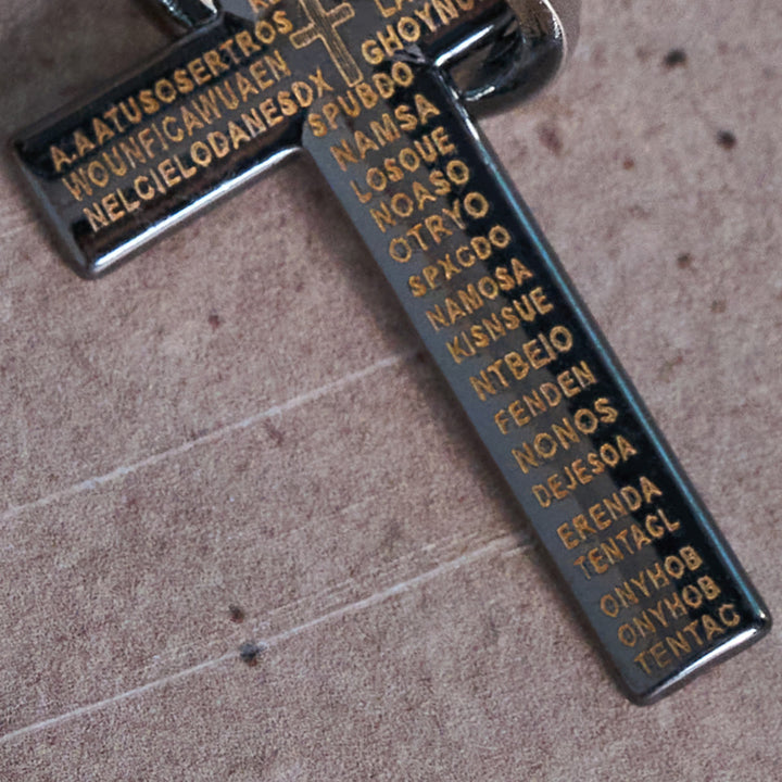 FREE Today: Lord's Prayer with Interlocking Ring Cross Pendant Necklace: Bold Style Sacred Meaning - image 5