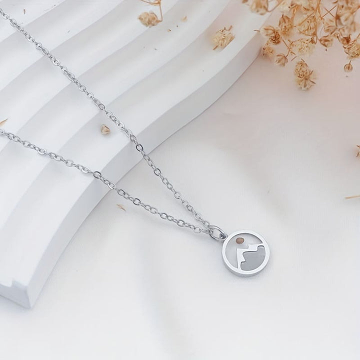 Christianartworkshop Minimalist Mustard Seed Mountain Necklace: Faith Expression in Daily Wear - image 3