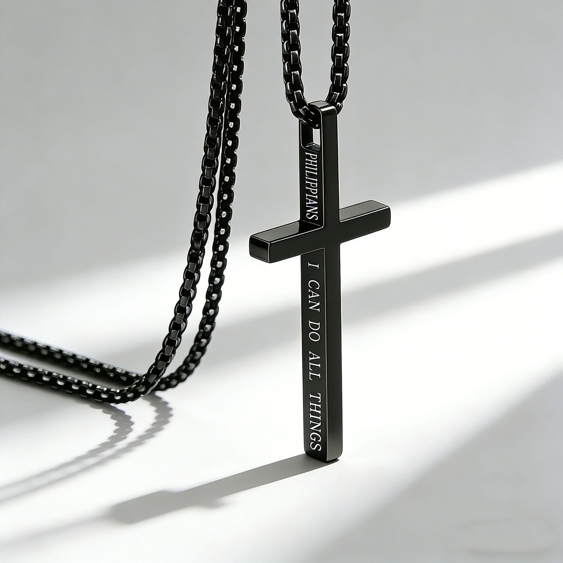 Christian Cross Necklace with 