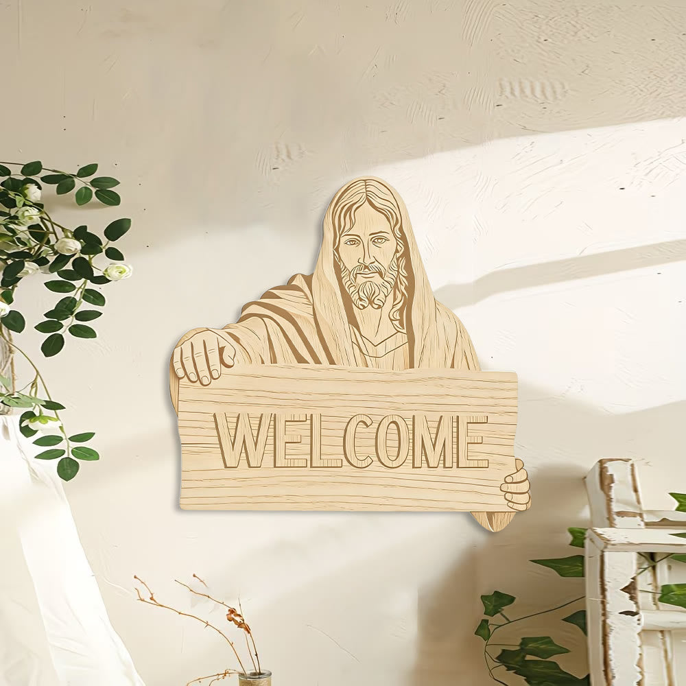 Natural Wood Jesus 